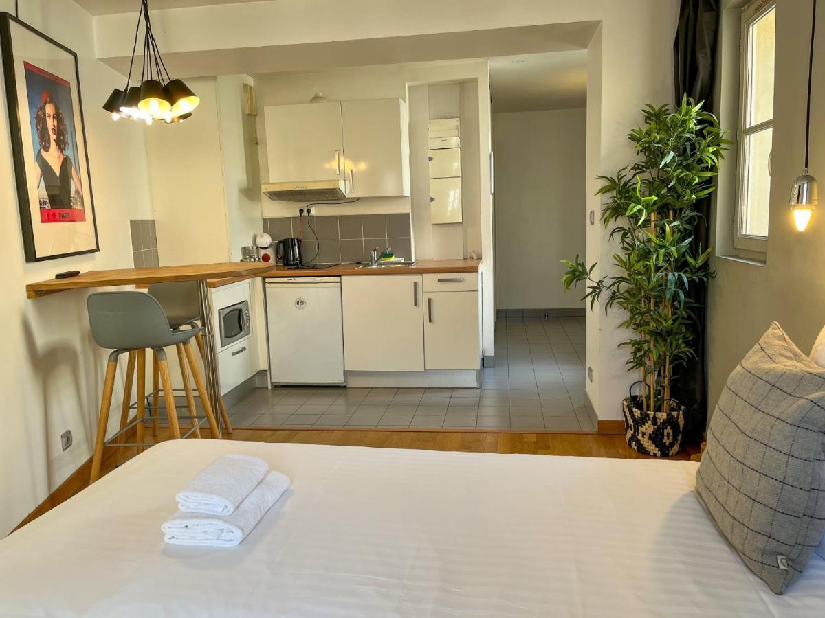 Апартаменти Charmant Studio Dans Un Immeuble Paris 5 Екстер'єр фото
